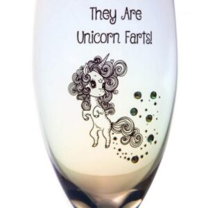 Unicorn Farts Champagne Glass - Image 4
