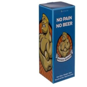 6 Pack Workout Beer Glass - Image 3